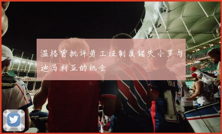 温格曾批评劳工证制度错失小罗与迪马利亚的机会